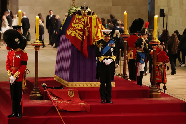 Lying-in-State Of Her Majesty Queen Elizabeth II At Westminster Hall 