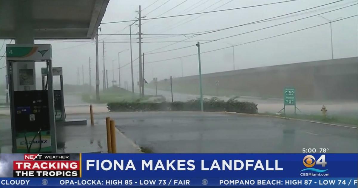 Hurricane Fiona Slammed Into Powerless Puerto Rico Cbs Miami