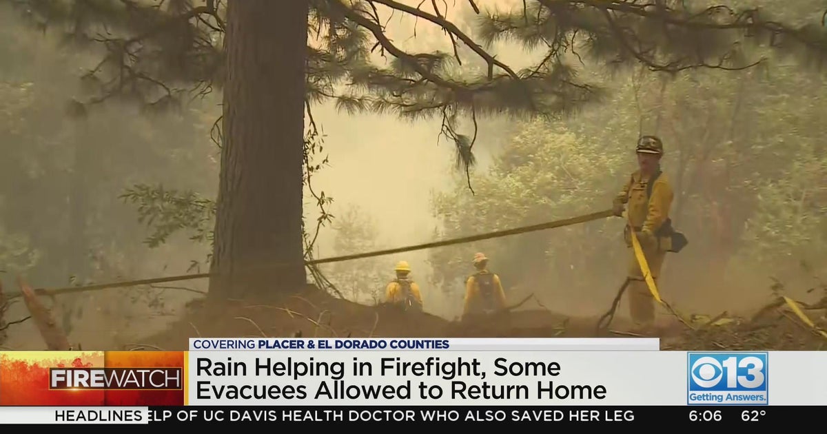 Weekend rain helps in fight against Mosquito Fire