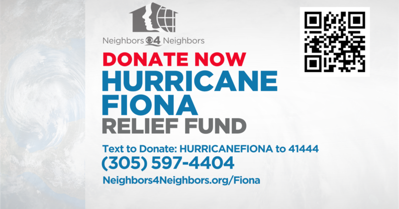 Neighbors 4 Neighbors accepting donations to help individuals impacted by Hurricane Fiona