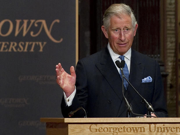 Britain's Prince Charles speaks at "The 