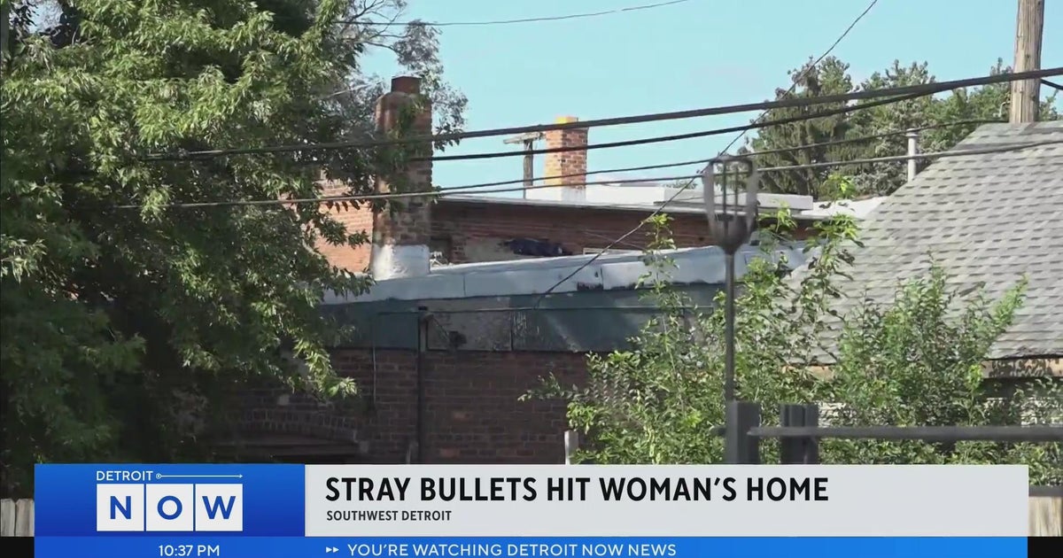 Stray bullets hit woman's Southwest Detroit home CBS Detroit