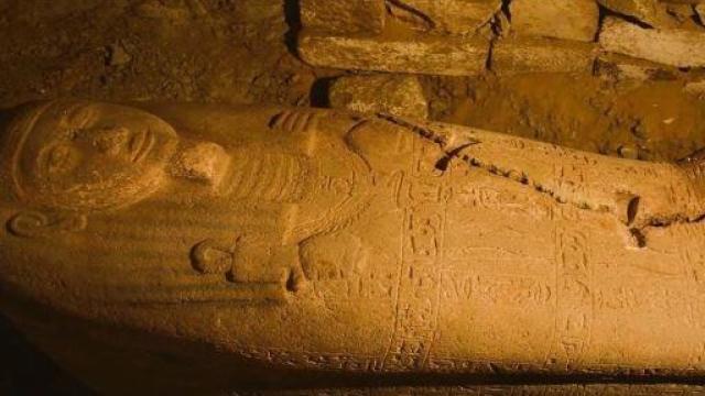 Egypt unveils 3,200-year-old sarcophagus of royal secretary