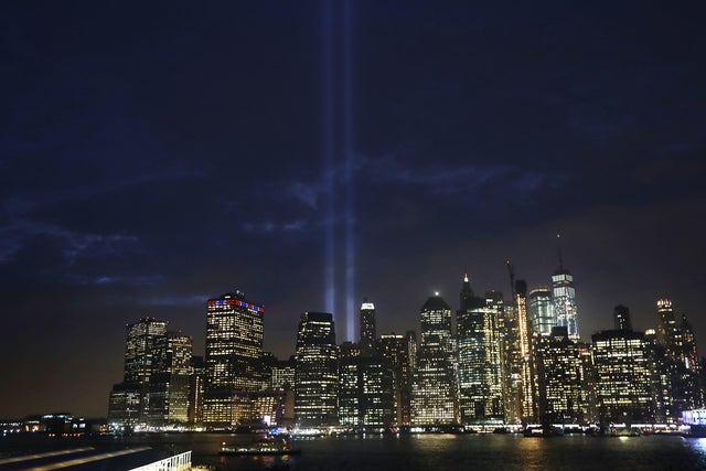 Annual Tribute In Light Marks Anniversary Of Attacks On The World Trade Center's Twin Towers 