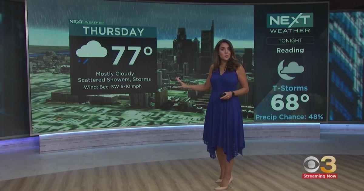 NEXT weather: Mostly cloudy Thursday - CBS Philadelphia