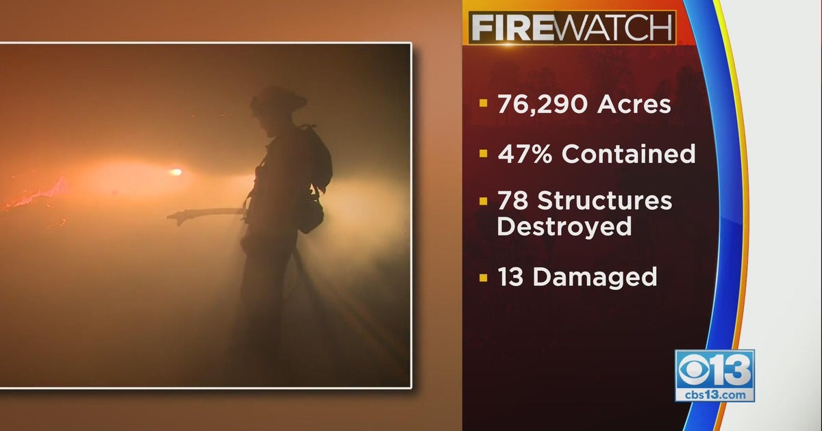 Mosquito Fire grows to 76,290 acres and is 47% contained