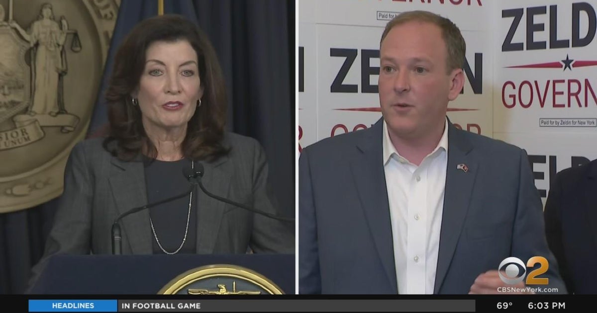 Debate on number of debates heats up in New York governor's race CBS(01)