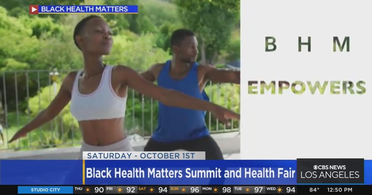 Black health matters summit CBS Los Angeles