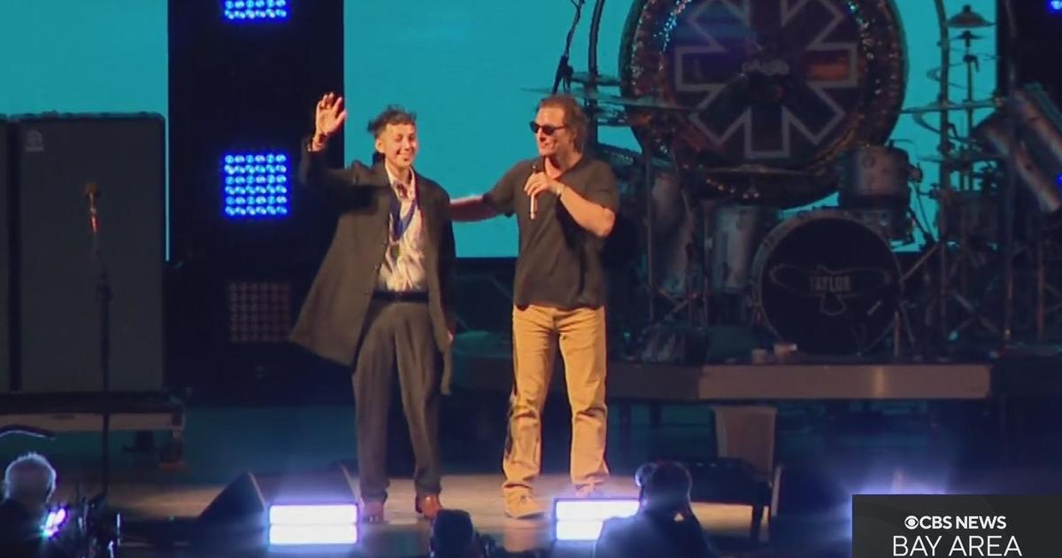 Cancer survivor gets rock star at Dreamfest concert at Oracle