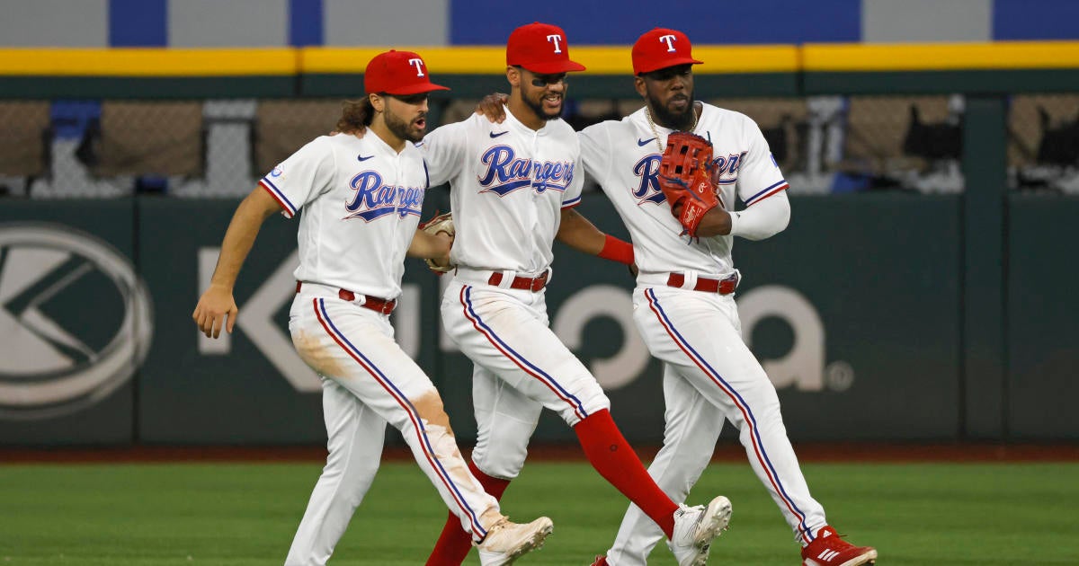 Seager's eighth-inning homer pushes Rangers past Angels, 5-3 - CBS Los ...