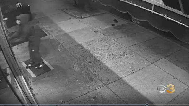 Video released of suspect breaking into Chestnut Hill cafe: police 