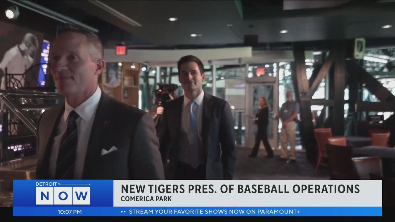 Detroit Tigers introduce Scott Harris as president of baseball operations