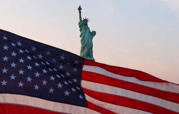 Sunset in New York City