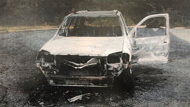 Lori Ann Slesinski's burned car