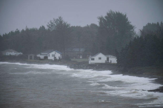Post-Tropical Storm Fiona Slams Into Nova Scotia As One Of Canada's Largest Storms To Make Landfall 
