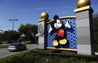 Entrance to Walt Disney World in Orlando, Florida. 