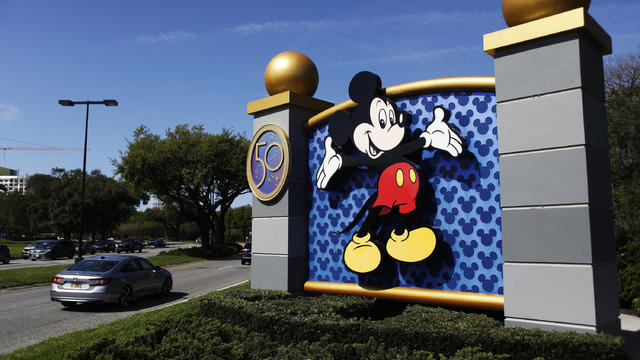 Entrance to Walt Disney World in Orlando, Florida. 