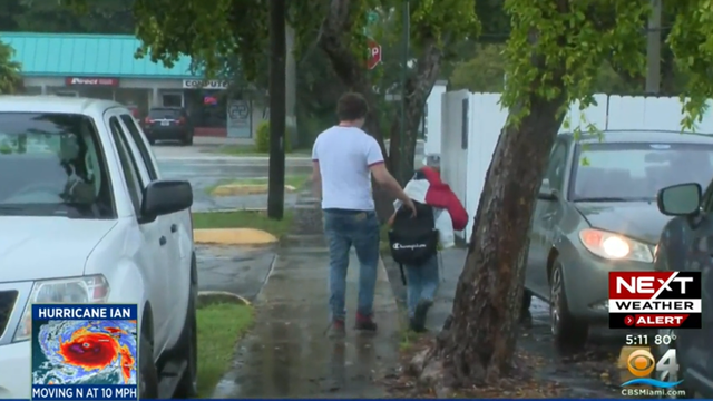 S. Florida child escorted by adult Tuesday evening. 