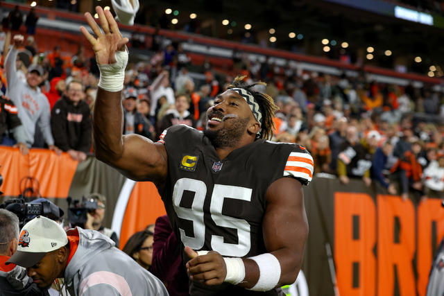 Myles Garrett flips his Porsche multiples times on way home from