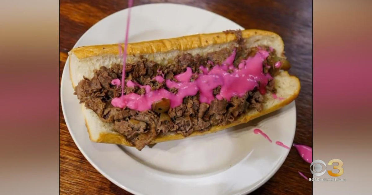 Spataro's to sell pink cheesesteaks at Reading Terminal Market to benefit domestic violence victims