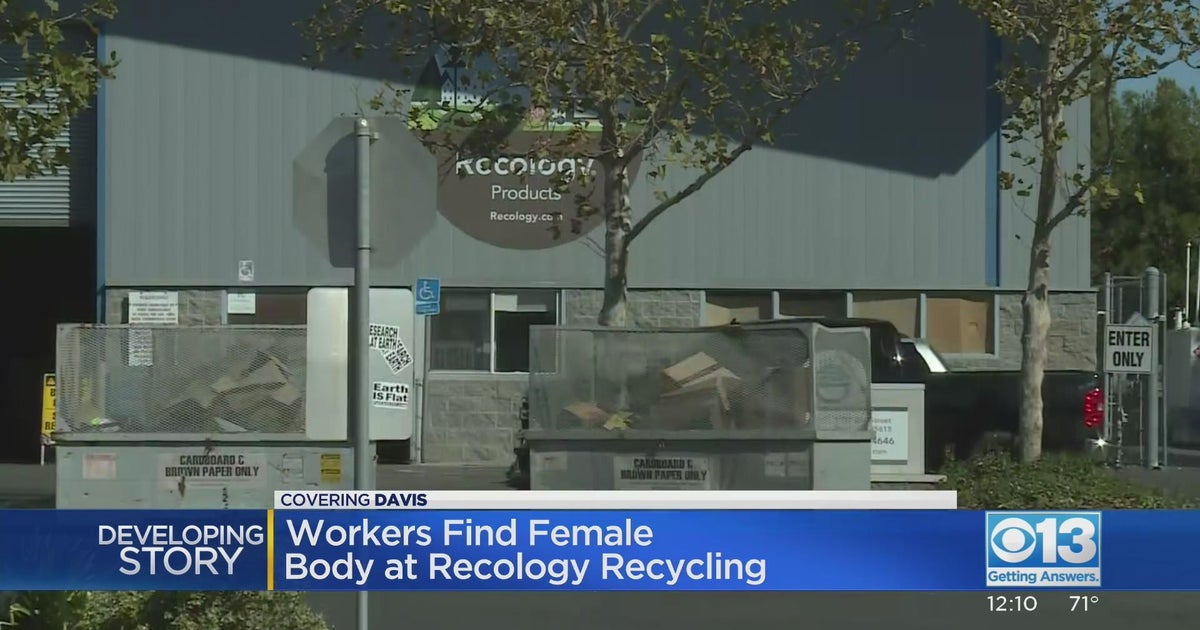 Body found at Davis recycling center CBS Sacramento