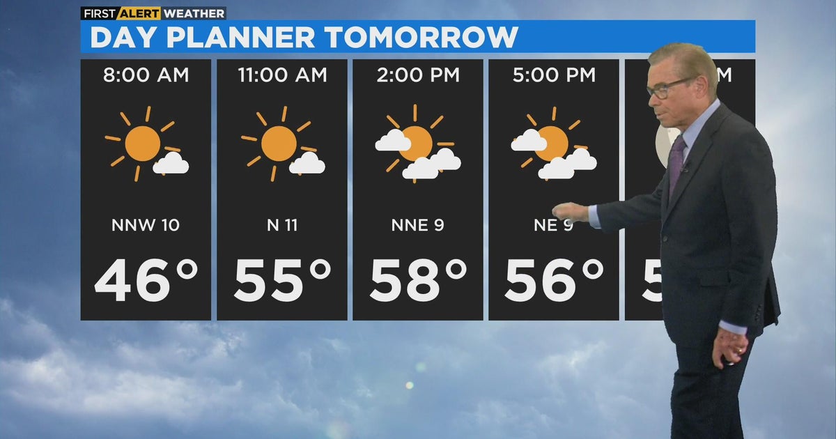 Chicago First Alert Weather: Temperatures in the 50s - CBS Chicago