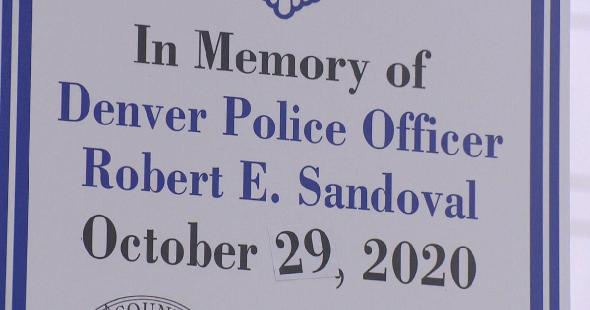 Denver Police Officer Robert Sandoval honored for service decades after