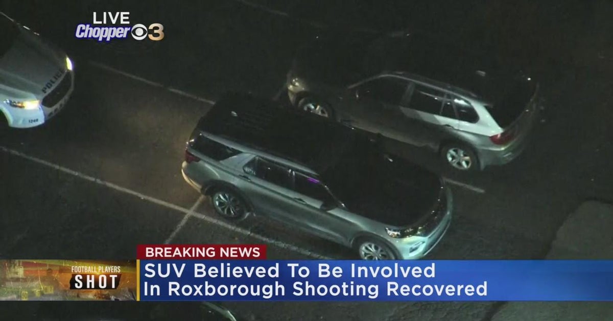 SUV believed to be involved in Roxborough shooting found CBS Philadelphia
