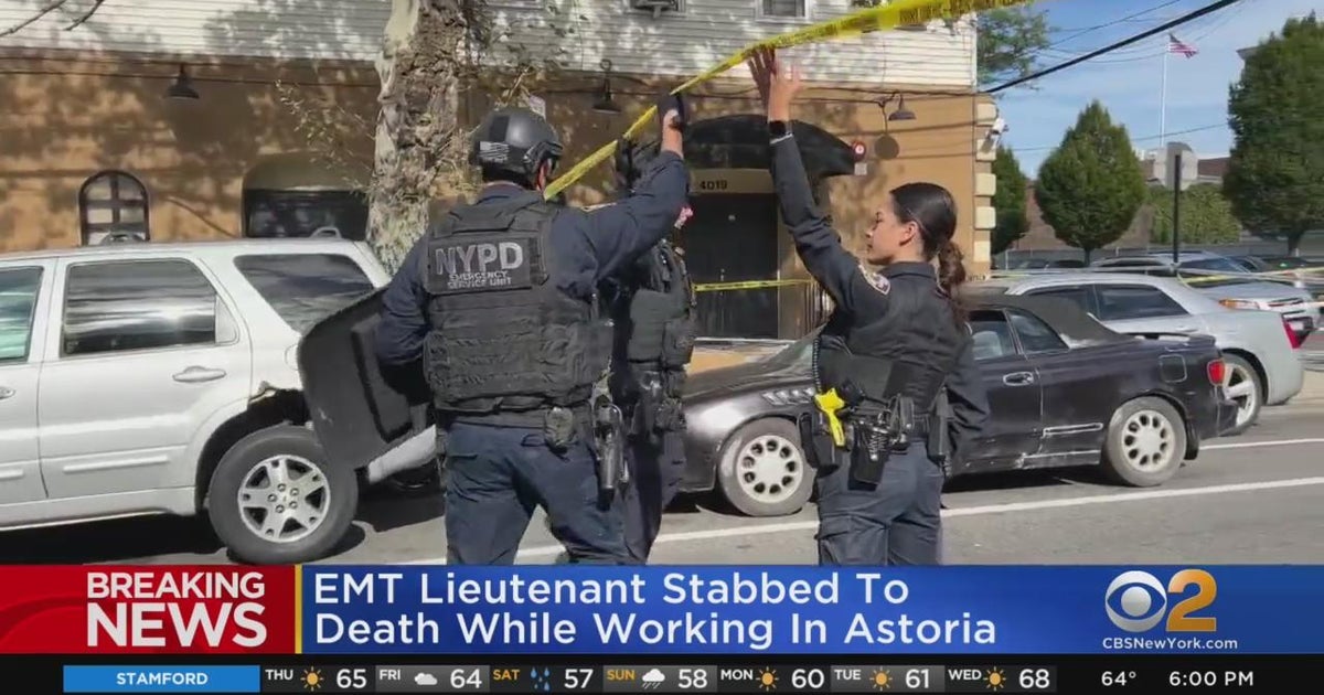Police: FDNY EMT was stabbed multiple times in Queens - CBS New York
