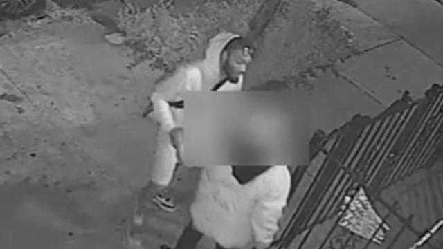 Surveillance video shows a man accused of robbing a deliveryman in Brooklyn. 