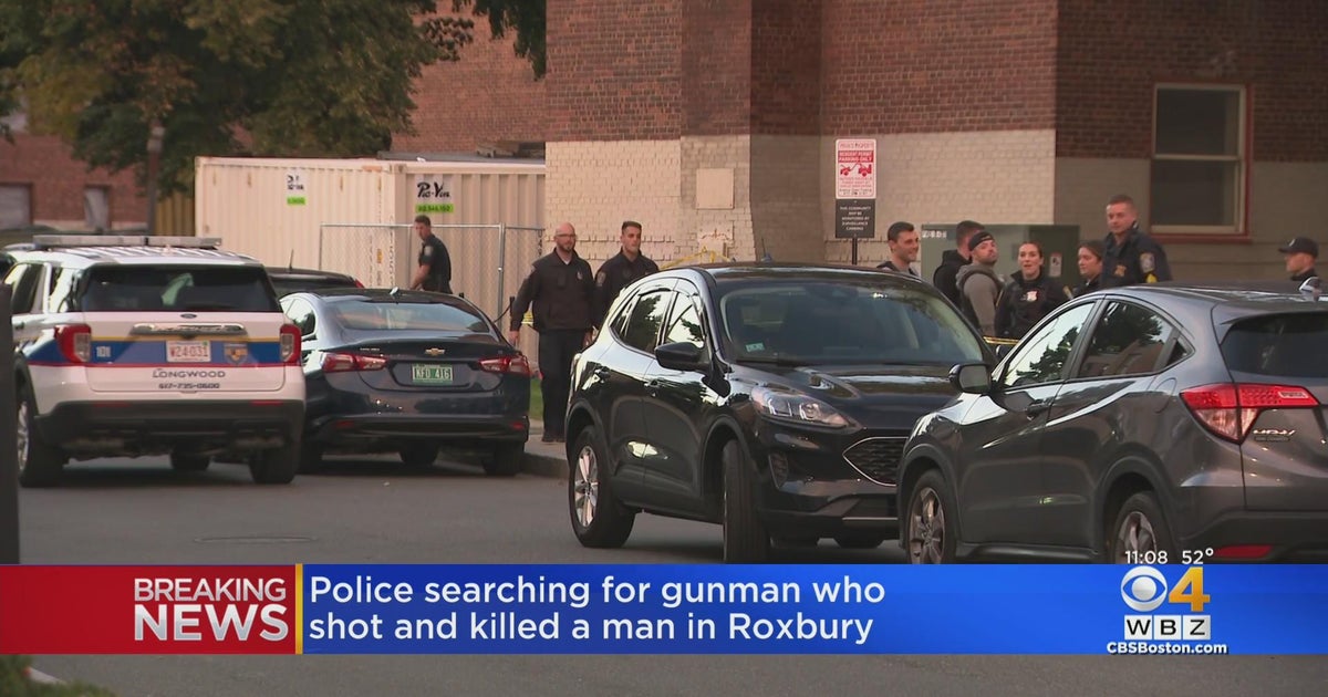 Police searching for person who shot and killed man in Roxbury - CBS Boston
