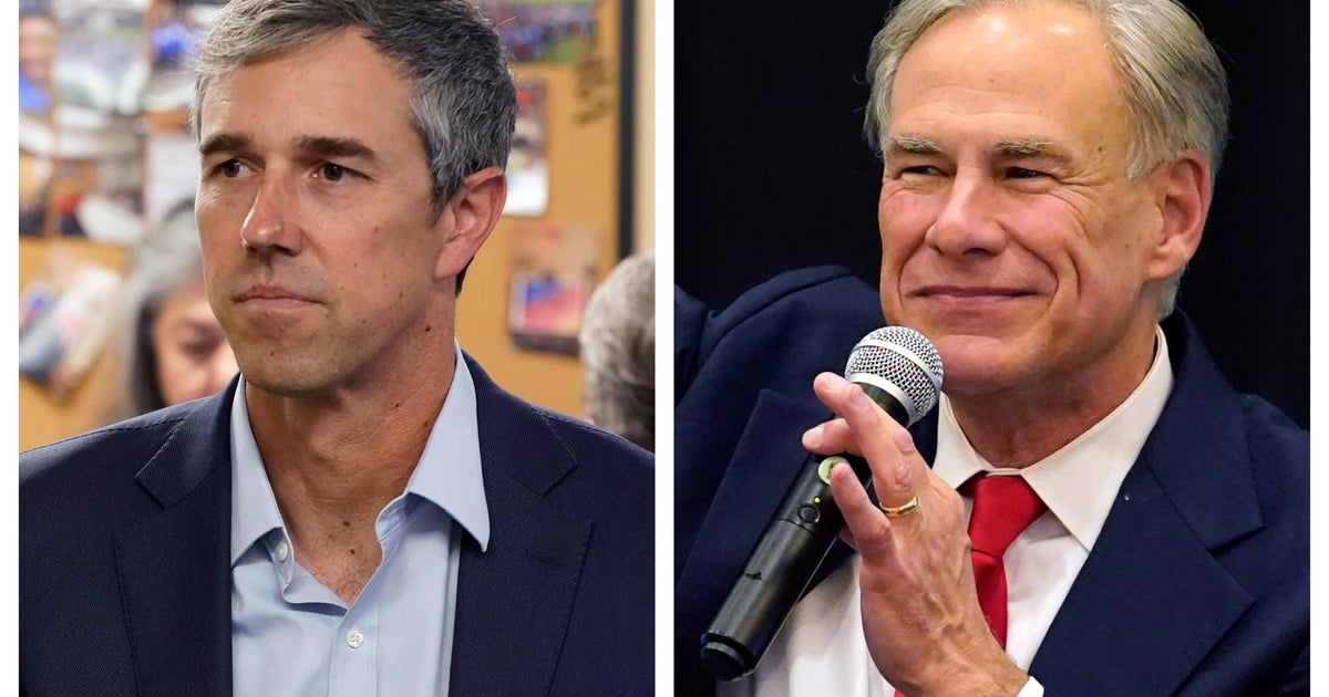 Texas gubernatorial debate: Beto O'Rourke, Greg Abbott spar on guns, abortion and immigration - CBS News