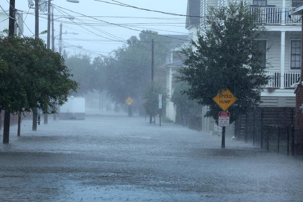Hurricane Ian in Charleston South Carolina 