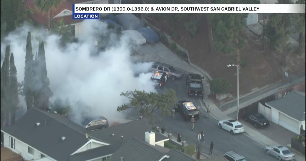 Pursuit comes to an end in a San Gabriel Valley culdesac