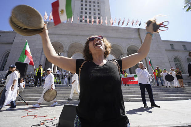 US Iran Protest Los Angeles 