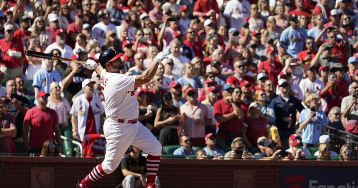 Pujols singles, homers to tie Ruth for 2nd in all-time RBIs