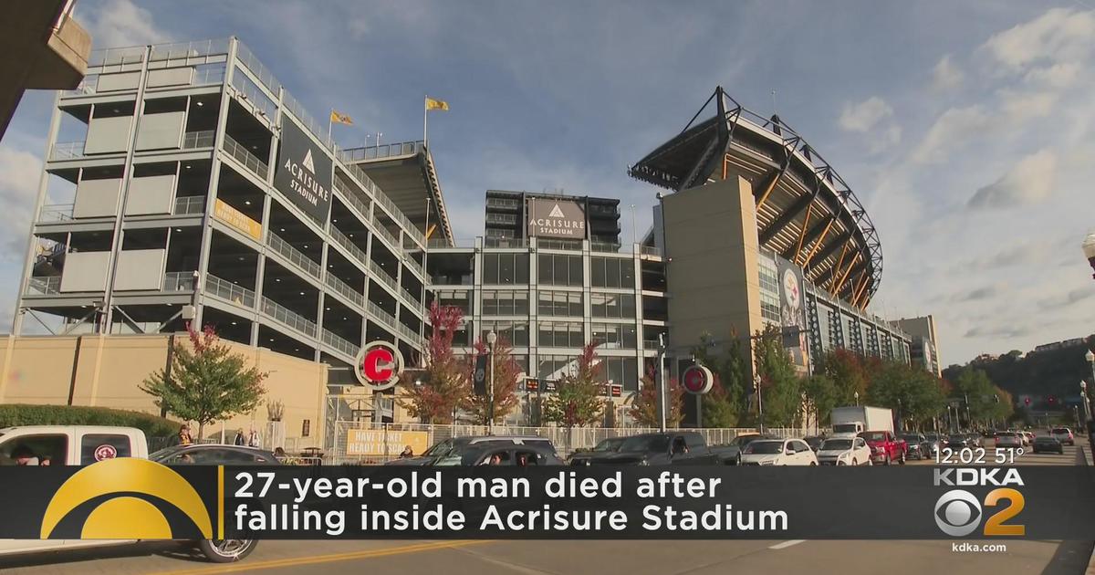 Man dead after falling from escalator at Pittsburgh's Acrisure Stadium