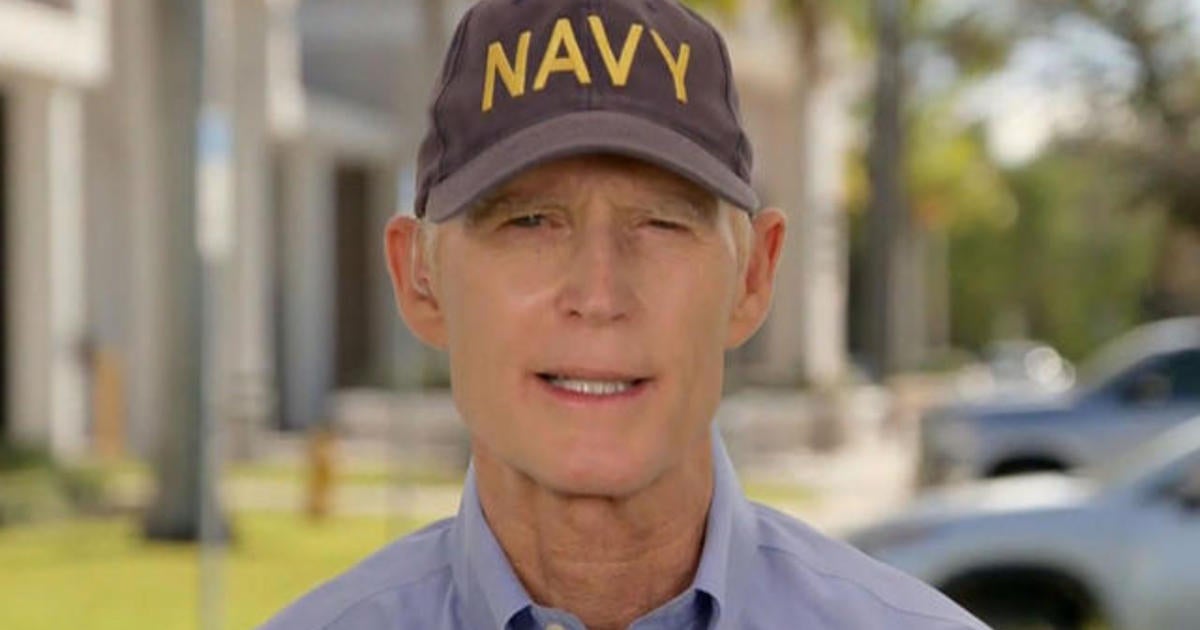 Senator Rick Scott responds to former President Trump's "death wish" post – CBS News