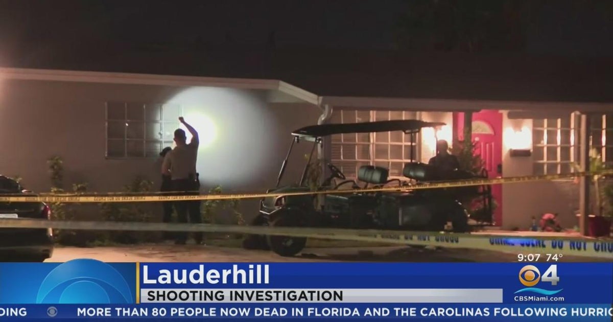 Two people hurt in Lauderhill shooting - CBS Miami