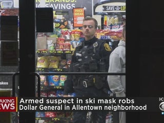 Armed suspect in ski mask robs Dollar General in Allentown