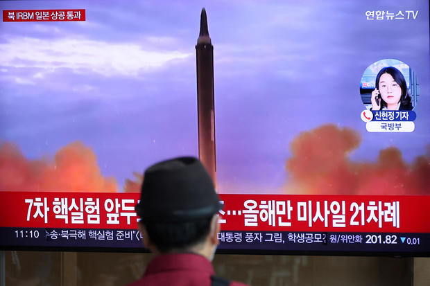 North Korea fires missile over Japan 