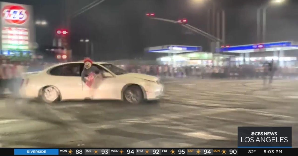 Los Angeles terrorized by series of street takeovers over weekend - CBS ...