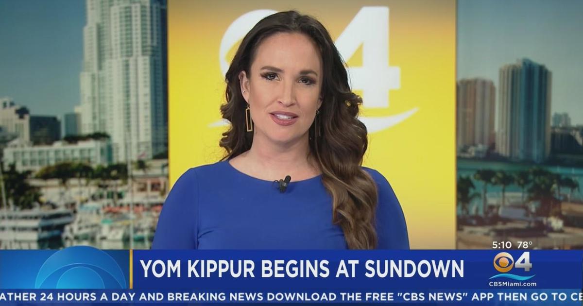 Yom Kippur begins at sundown CBS Miami