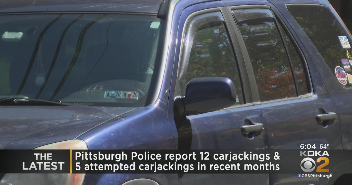 Police looking for 3 juveniles tied to carjackings in Shadyside CBS