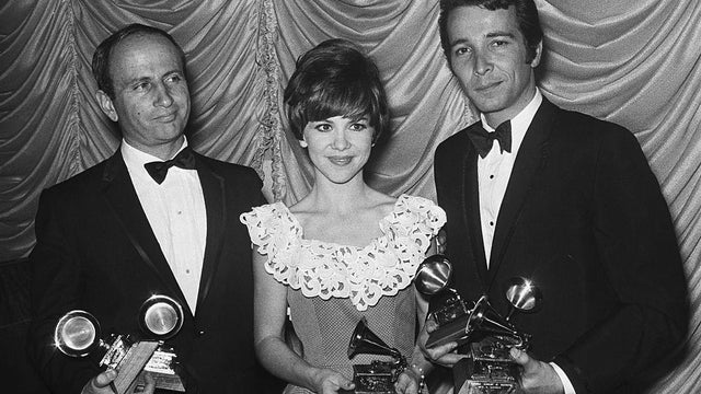 Grammy Award Winners With Trophies