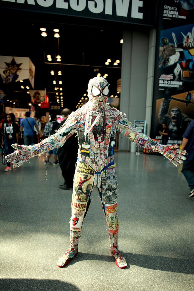 Spider-Man attends New York Comic Con on October 06, 2022 in New York City. 