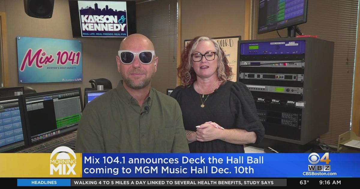 Mix 104.1 announces Deck the Hall Ball coming December 10 CBS Boston