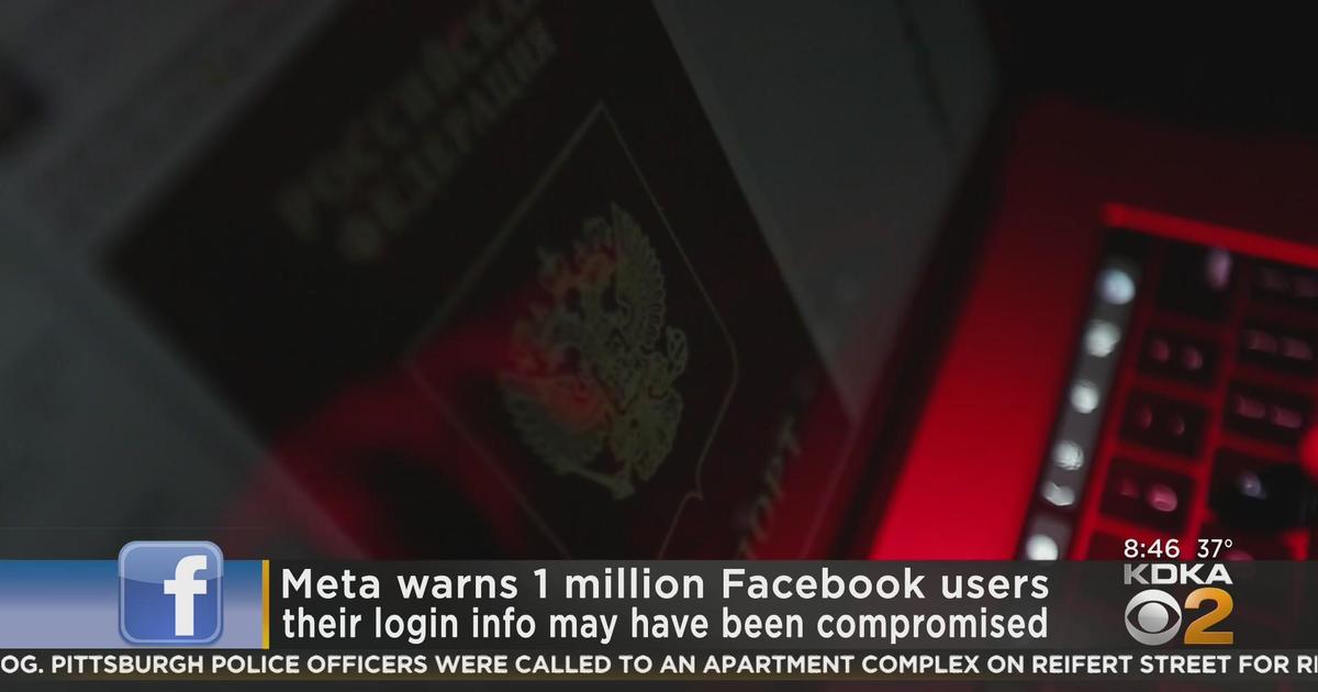 Meta Warns Of Data Breach On Facebook - CBS Pittsburgh