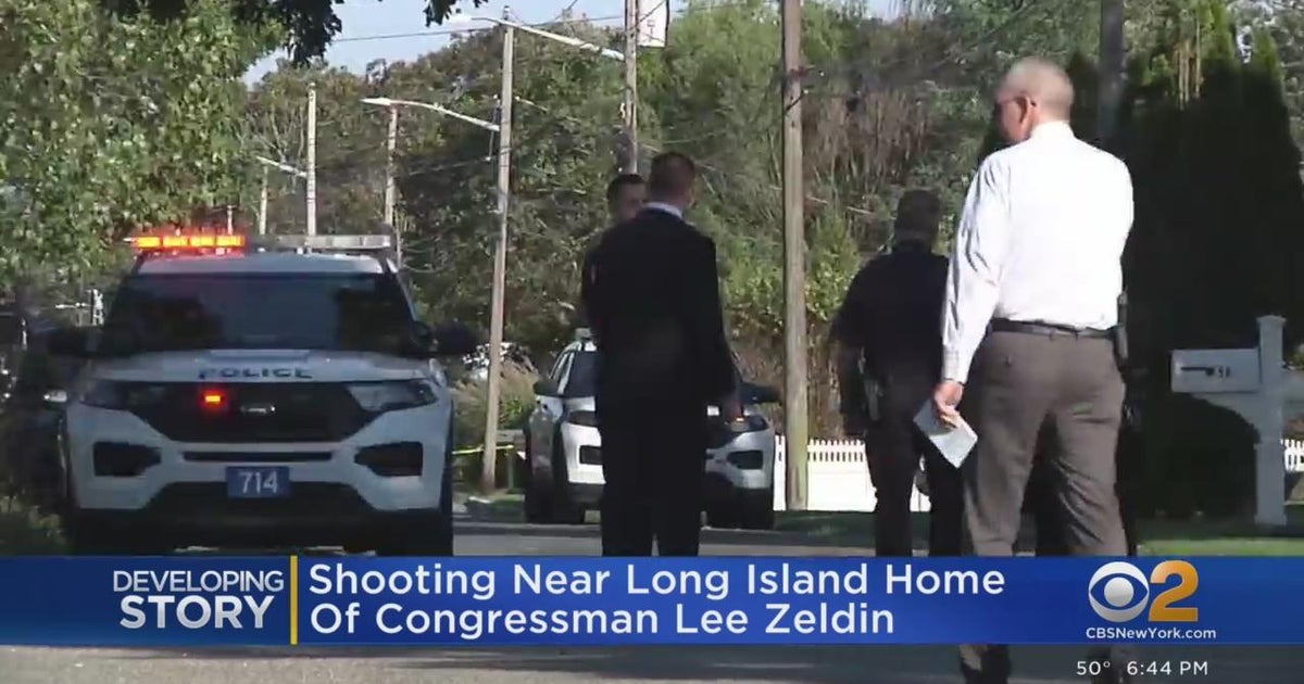 Police 2 men shot near home of Rep. Lee Zeldin CBS New York