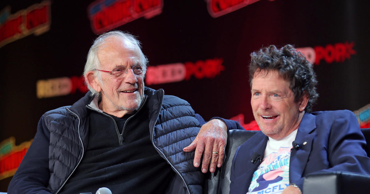 "Back to the Future" stars Michael J. Fox and Christopher Lloyd reunite at New York Comic Con